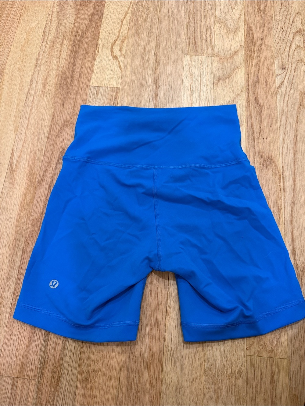 lululemon athletica Women’s Bright Blue High-Rise Athletic Shorts